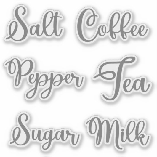 調味料とスパイスMason Jarラベルシール シール (正面)