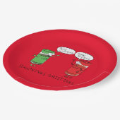 調味料グリーティングスパイス ペーパープレート (アングル)