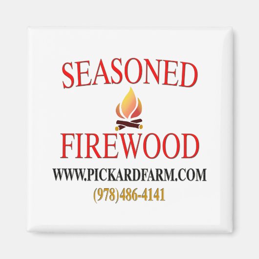 調味済み薪マグネット マグネット (正面)