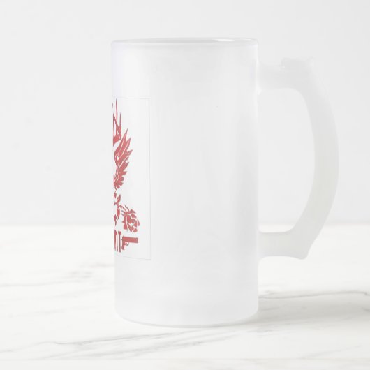 調和しない曇らされたビールゴブレット フロストグラスビールジョッキ (右)