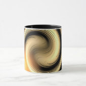 調和とくつろぎゴールデンレリーフ、 浮き彫りマグ マグカップ (中央)