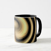 調和とくつろぎゴールデンレリーフ、 浮き彫りマグ マグカップ (正面右)