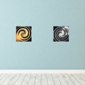 調和とくつろぎゴールデン&シルバープリントセット (ウッドフロア)