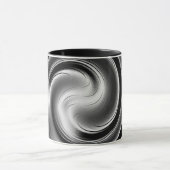 調和とくつろぎ銀レリーフ、 浮き彫りマグカップ マグカップ (中央)