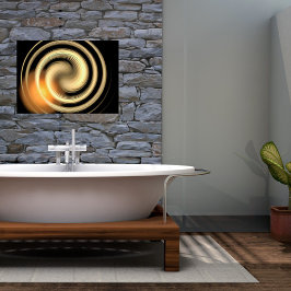 調和とくつろぎ – ゴールデンレリーフ、 浮き彫りビッグポスター ポスター