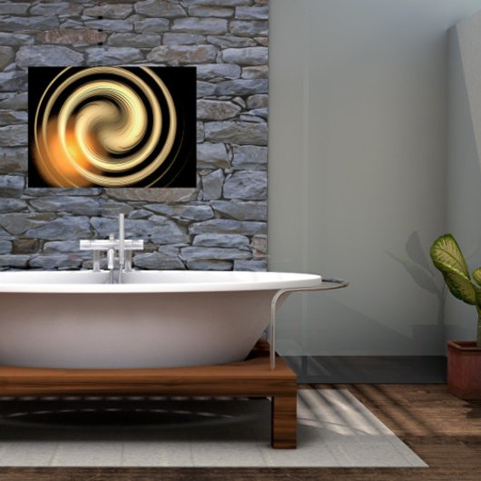 調和とくつろぎ – ゴールデンレリーフ、 浮き彫りビッグポスター ポスター