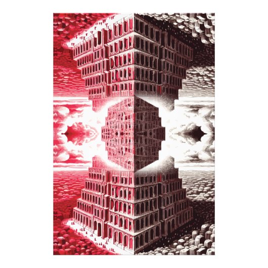 調和と不和：バベルの塔 フォトプリント            (正面)