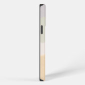 調和のとれたアースカラー iPhoneケース (右側面)