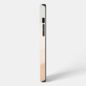 調和のとれたアースカラー iPhoneケース (左側面)