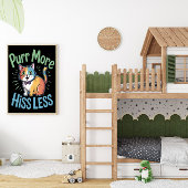 調和のとれた猫の雰囲気 ポスター