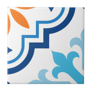 調和のとれた緑と黄色のトーンタイル タイル