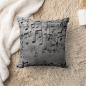 調和のとれた色合い：トレンド音楽 – インスパイアファッション クッション (ブランケット)