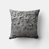 調和のとれた色合い：トレンド音楽 – インスパイアファッション クッション (裏面)