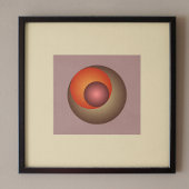 調和のとれた色合い：ミニマルなグラデーション ポスター