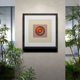 調和のとれた色合い：ミニマルなグラデーション ポスター