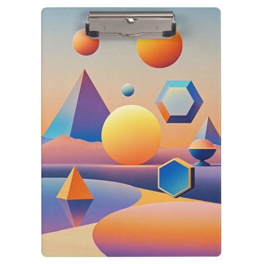 調和のとれた質感、グラデーションのブレンド クリップボード (正面)