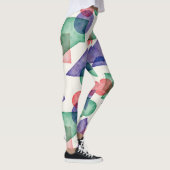 調和のとれた、明るい、カラーパレット レギンス (右)