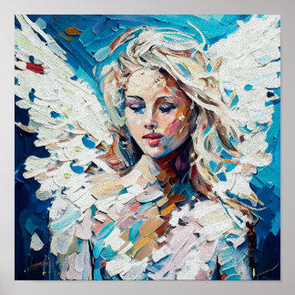 調和の天使、平和の守護者ハッピー ポスター