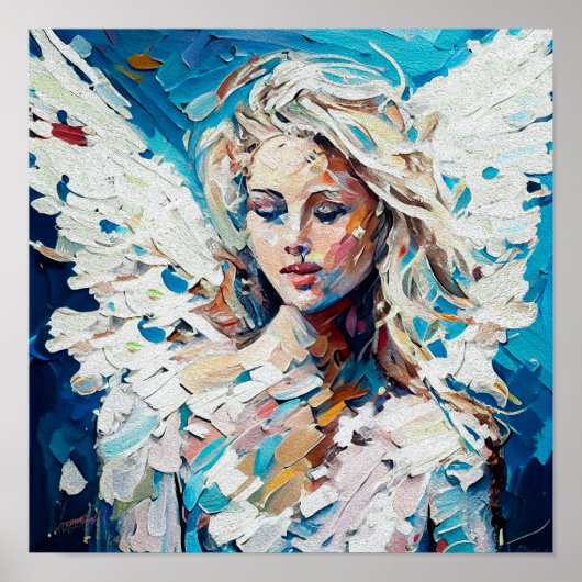 調和の天使、平和の守護者ハッピー ポスター (正面)