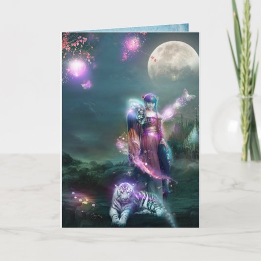 調和の寓話の挨拶状 カード (正面)