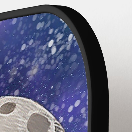 調和の月の静寂：神秘家の娘 ピックルボールラケット (左詳細)