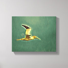 調和の翼：空の鳥 キャンバスプリント