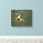 「調和の翼：空の鳥」 キャンバスプリント (インサイチュ (ウッドフロア))