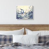 調和の翼：空の鳥 キャンバスプリント (インサイチュ (寝室))