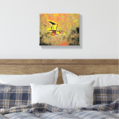 「調和の翼：空を飛ぶ鳥 キャンバスプリント (インサイチュ (寝室))