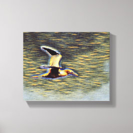 「調和の翼：空を飛ぶ鳥 キャンバスプリント