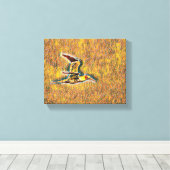 調和の翼 – 野外の鳥» キャンバスプリント (インサイチュ (ウッドフロア))