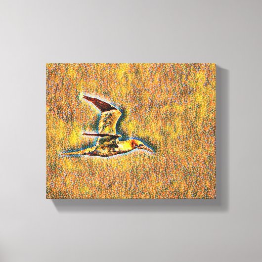 調和の翼 – 野外の鳥» キャンバスプリント (正面)