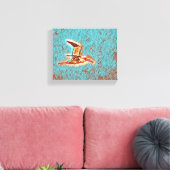 調和の翼 – 野外の鳥» キャンバスプリント (インサイチュ (リビング))