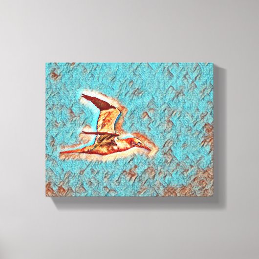 調和の翼 – 野外の鳥» キャンバスプリント (正面)