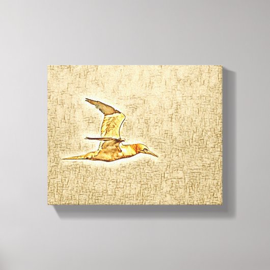 調和の翼 – 野外の鳥» キャンバスプリント (正面)