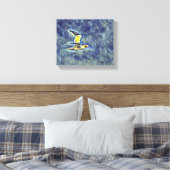 調和の翼 – 野外の鳥» キャンバスプリント (インサイチュ (寝室))