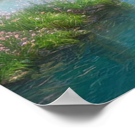 調和の自然、海辺 ポスター (角)