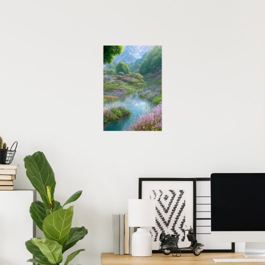 調和の自然、海辺 ポスター (ホームオフィス)