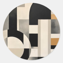 調和の色合い： Bとwの抽象芸術合成