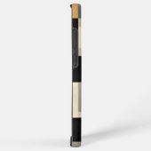 調和の色合い： Bとwの抽象芸術合成 Samsung Galaxyケース (右側面)