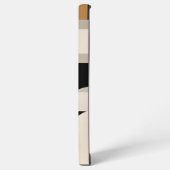 調和の色合い： Bとwの抽象芸術合成 Samsung Galaxyケース (左側面)