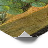 調和の花、果実、蝶 ポスター (角)