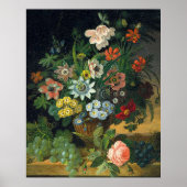 調和の花、果実、蝶 ポスター (正面)