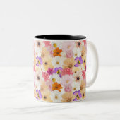 調和の花:色のシンフォニー ツートーンマグカップ (正面右)