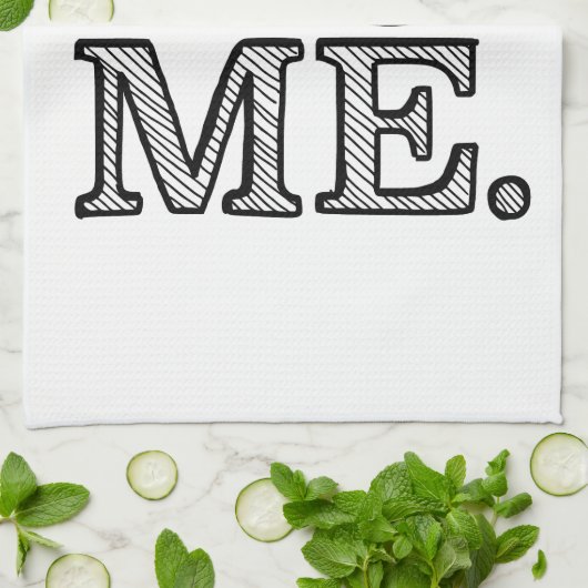 調和の陰陽の記号の家 キッチンタオル (折り畳み)