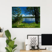 調和は平和をもたらす ポスター (ホームオフィス)