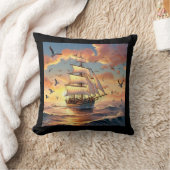 「調和アットドーン」船の枕 クッション (ブランケット)