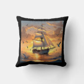 「調和アットドーン」船の枕 クッション (裏面)