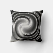 調和アンドくつろぎゴールデン&シルバー装飾用クッション クッション (裏面)