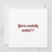 調和イン伝統-アールヌーボーデザイン 招待状 (裏面)